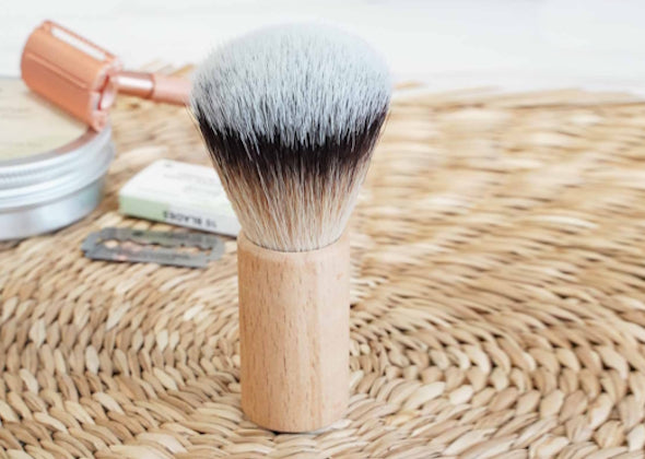 Safety Razor Scheerkwast Hout (Vegan)