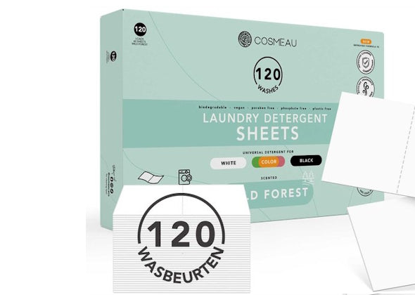 Cosmeau Wasstrips (120 wasbeurten) Wilde Bossen