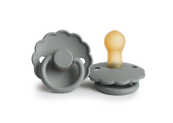 Frigg Speen Daisy natuurrubber Maat 1 - 0-6 Maanden French Grey