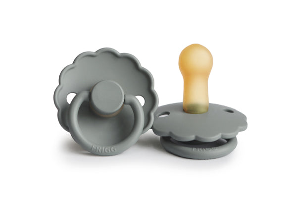 Frigg Speen Daisy natuurrubber Maat 2 - 6-18 Maanden French Grey