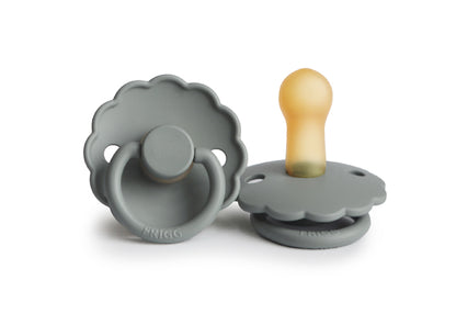 Frigg Speen Daisy natuurrubber Maat 2 - 6-18 Maanden French Grey