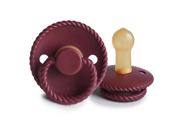 Frigg Speen Rope Natuurrubber Maat 2 - 6-18 Maanden Cherry