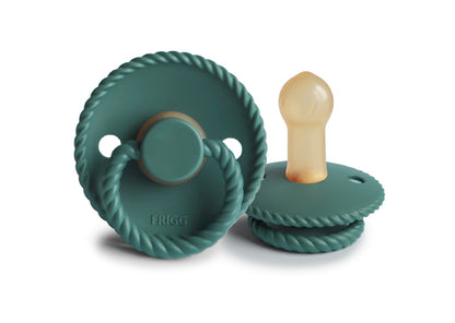 Frigg Speen Rope Natuurrubber Maat 2 - 6-18 Maanden Vintage Green