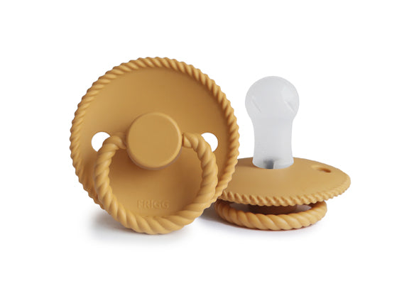 Frigg Speen Rope Siliconen Maat 1 - 0-6 Maanden Honey Gold
