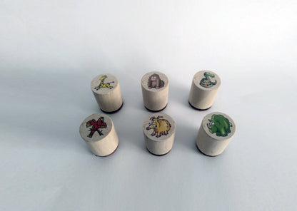 Goki Stempelset Dieren (Set van 6 stuks)
