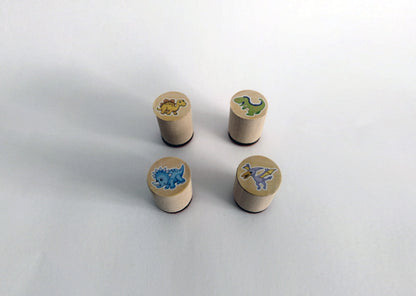 Goki Stempelset Dino's (set van 4 stuks)