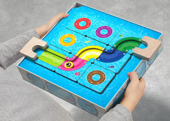 HABA Logique ! Jeux : Milo's Waterpark - Splash Labyrinthe Dextérity Labyrinth Jeu HABA Logique ! Jeux : Milo's Waterpark - Splash Labyrinthe Dextérity Labyrinth Jeu