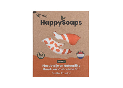 Happy Soaps Hand en Voetcreme Bar - Fruitful Passion