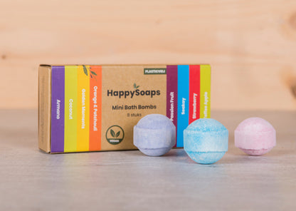 Happy Soaps Mini Bath Bombs - Tropical Fruits