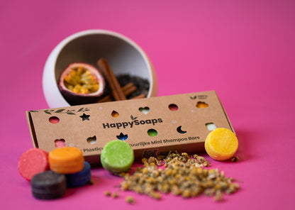Happy Soaps Mini Shampoo Bars - 12-pack