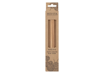 Novita Houten Sokkennaalden (set 5st) 20cm - 3.0mm