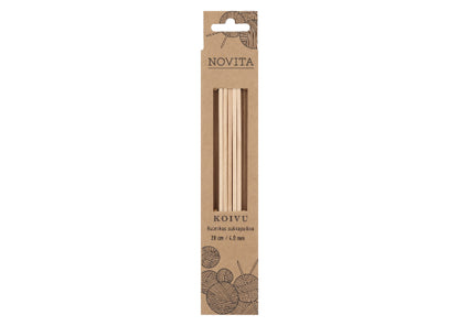 Novita Houten Sokkennaalden (set 5st) 20cm - 4.0mm