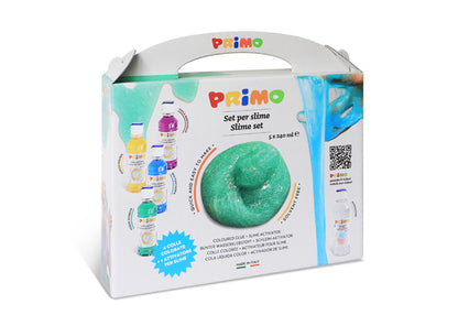 Primo Slijmset 4 kleuren en Activator