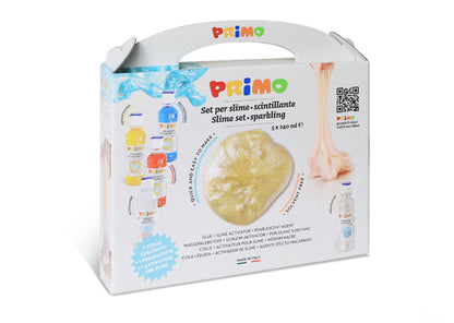 Slijmset Sparkling 3 kleuren, parelmoer en activator