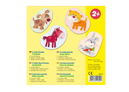 4 eerste puzzels - Jonge Dieren