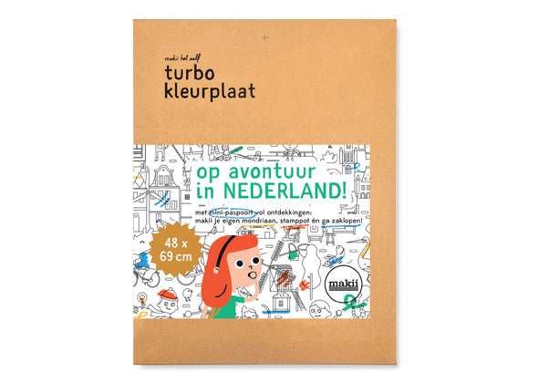 Turbo kleurplaat - Nederland