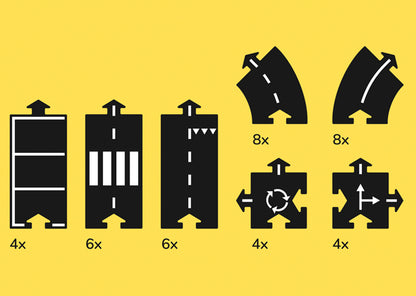 Wegenset 40st King of the Road